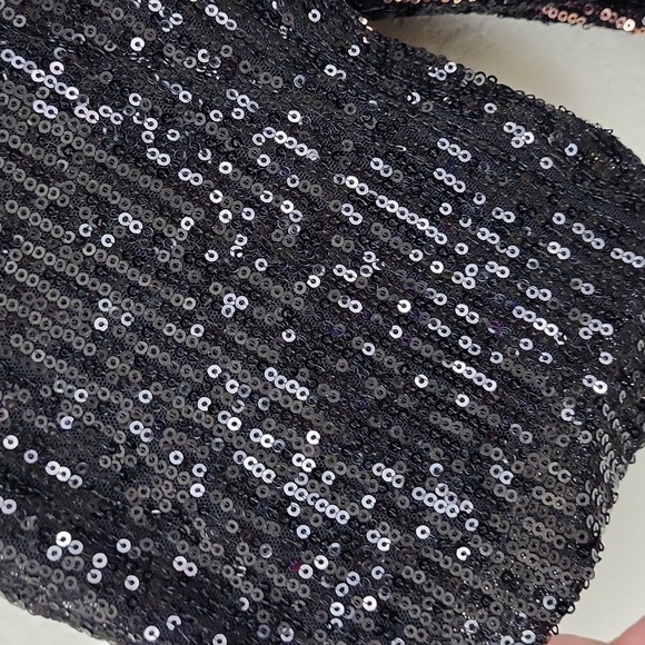 NWT Torrid Black and Gold Sequin Ombré Kimono Size Large - Picture 6 of 8